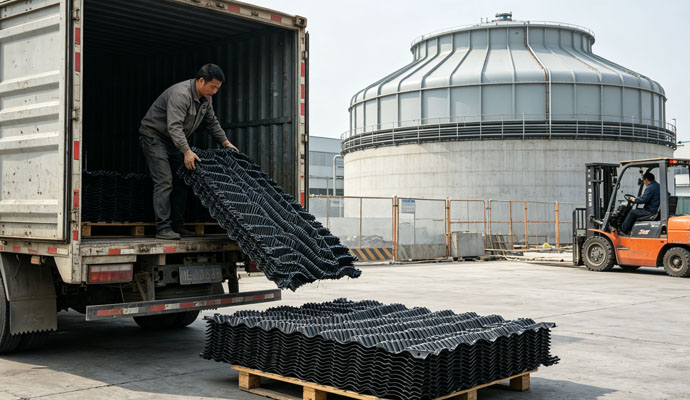 Cooling Fill Loading Shipment